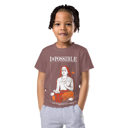 ImPossible Adi Shankarcharya -All-Over Print Kids Crew Neck T-Shirt