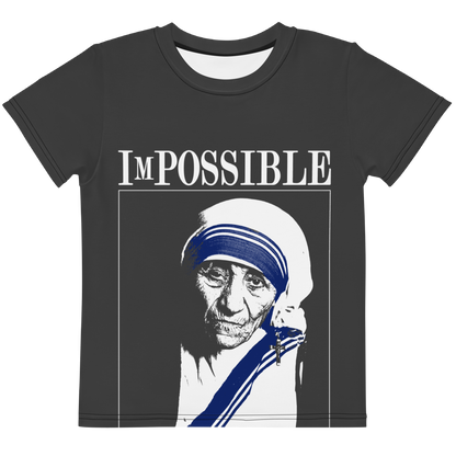 Kids Crew Neck T-Shirt: ImPossible Mother Teresa