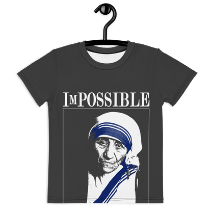 Kids Crew Neck T-Shirt: ImPossible Mother Teresa