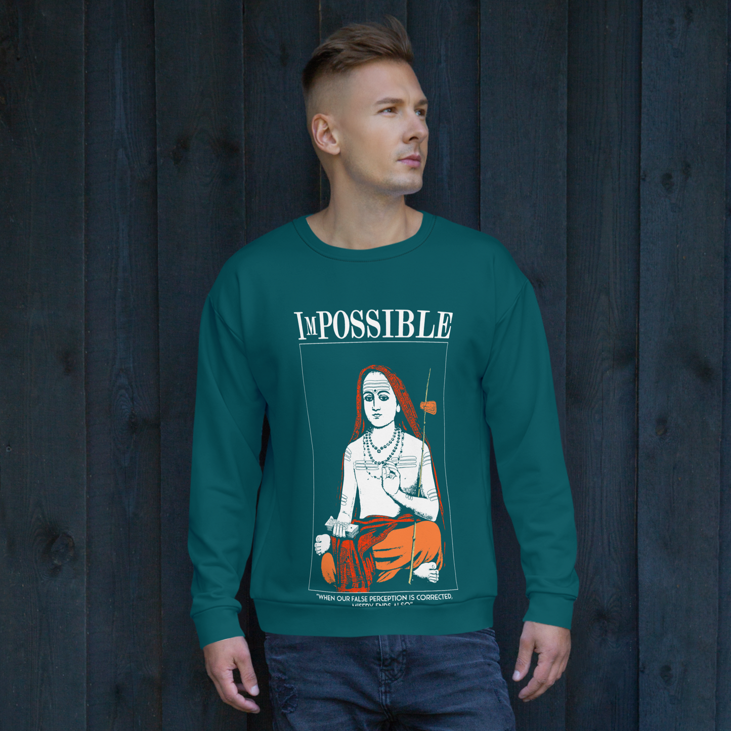 ImPossible Adi Shankarcharya  -All-Over Print Unisex Sweatshirt