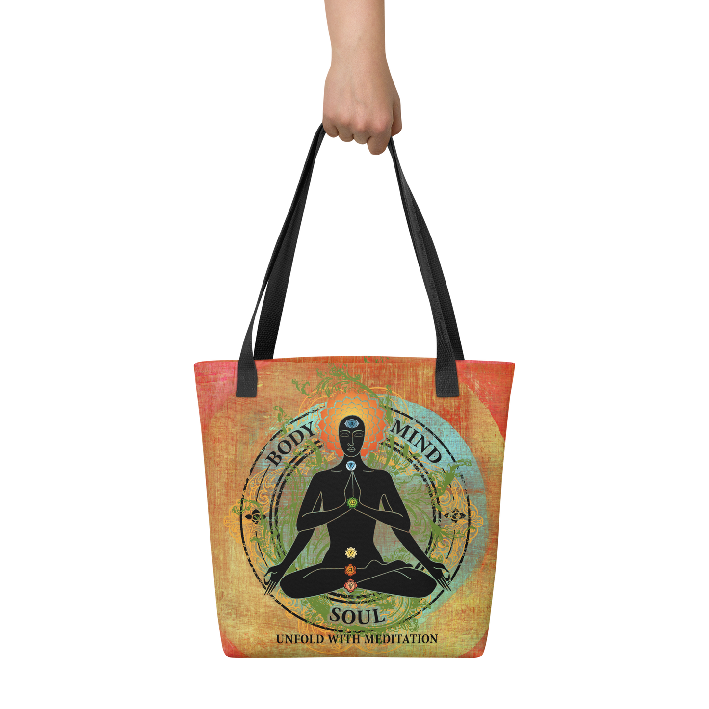 Tote bag : Yoga Body Mind & Soul