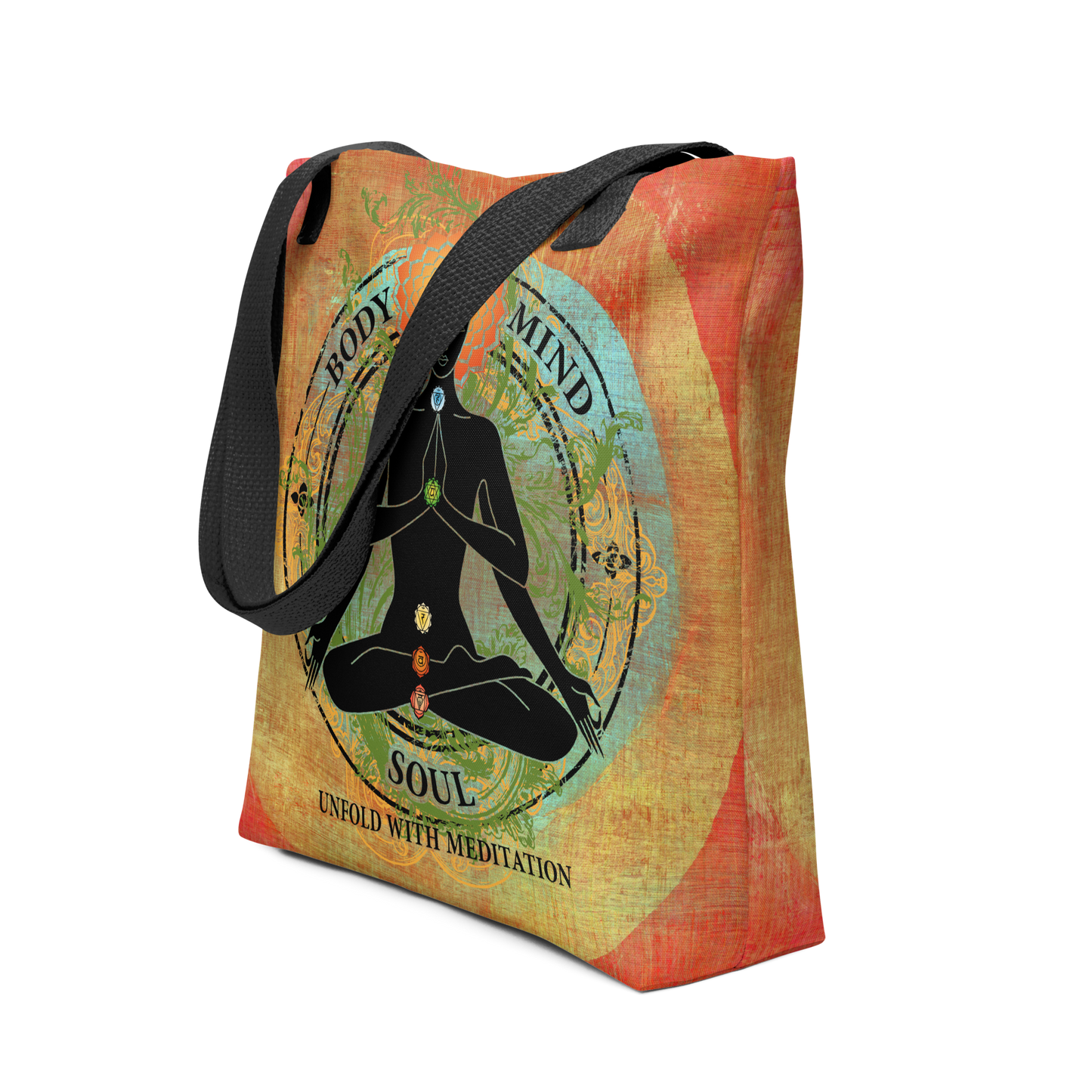 Tote bag : Yoga Body Mind & Soul