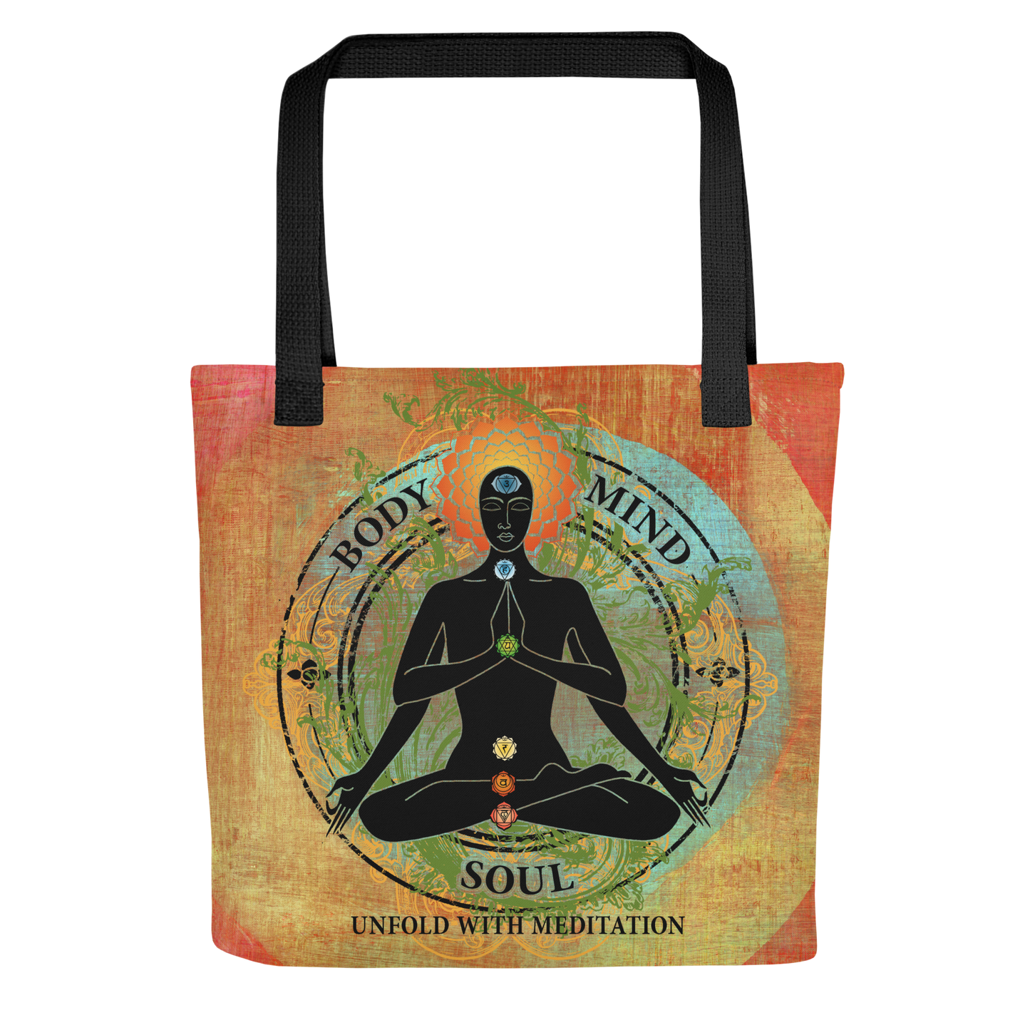 Tote bag : Yoga Body Mind & Soul