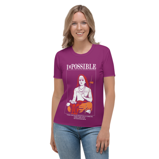 Women's T-Shirt : ImPossible Adi Shankarcharya