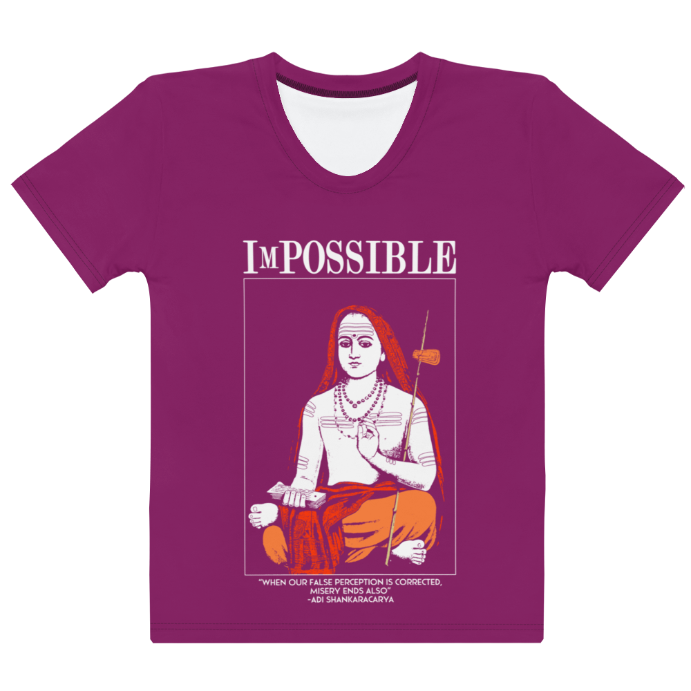 Women's T-Shirt : ImPossible Adi Shankarcharya