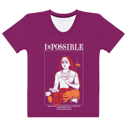 Women's T-Shirt : ImPossible Adi Shankarcharya