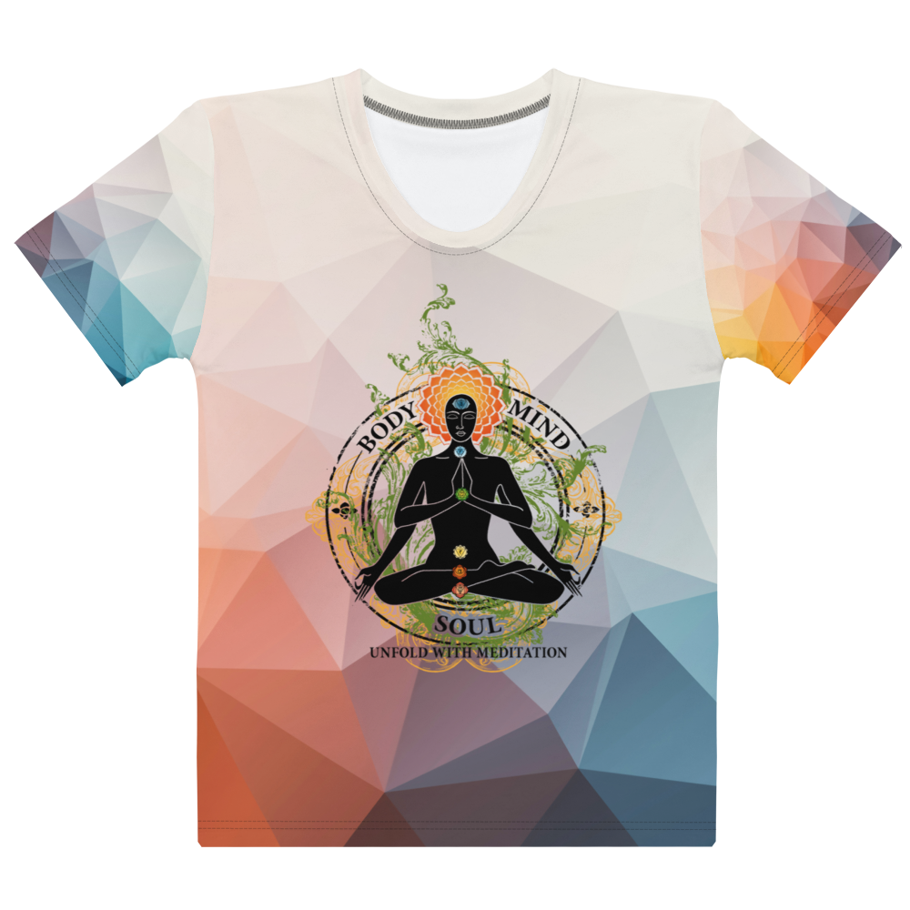 Women's T-shirt : Yoga Body Mind & Soul