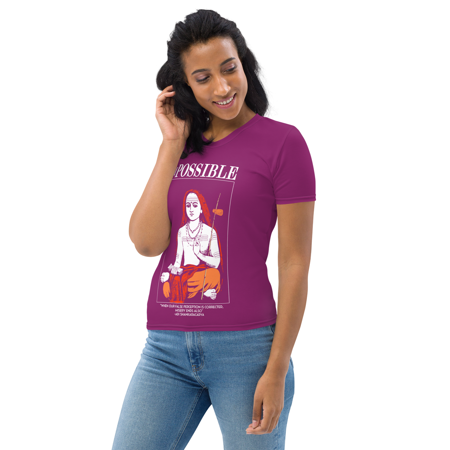 Women's T-Shirt : ImPossible Adi Shankarcharya