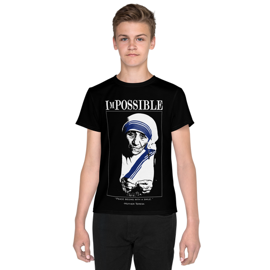 Youth Crew Neck T-shirt : ImPossible Mother Teresa