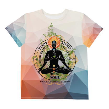 Youth Crew Neck T-shirt : Yoga Body Mind & Soul