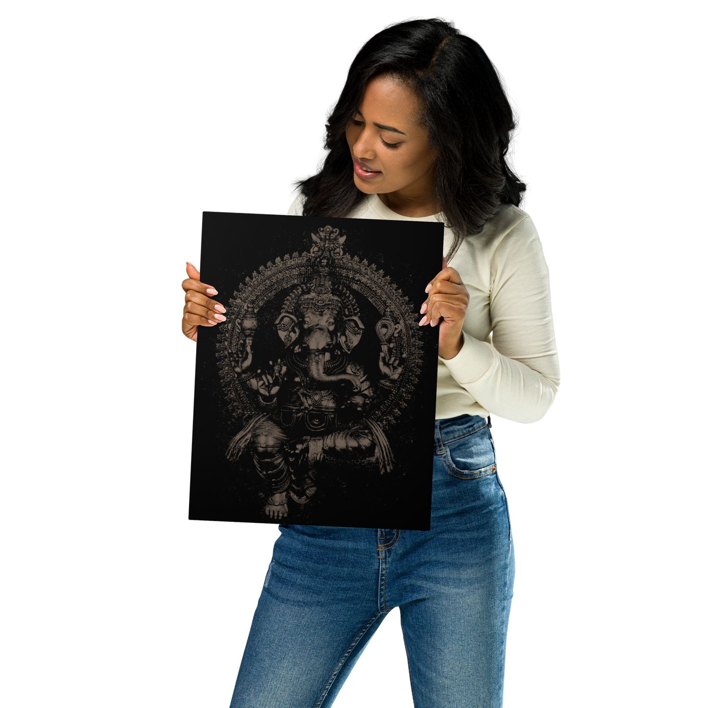 Metal prints : Powerful Ganesha