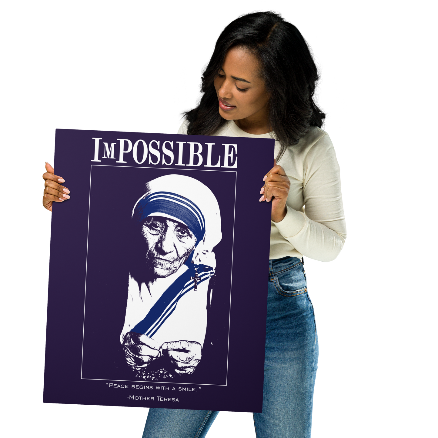 Metal prints : ImPossible Mother Teresa