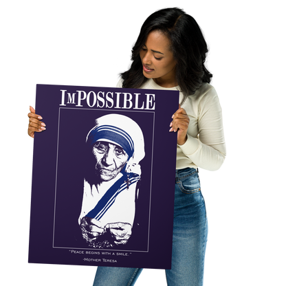 Metal prints : ImPossible Mother Teresa