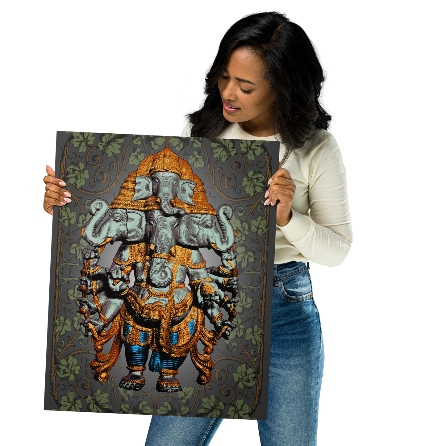 Metal prints : Panchmukhi Ganesha