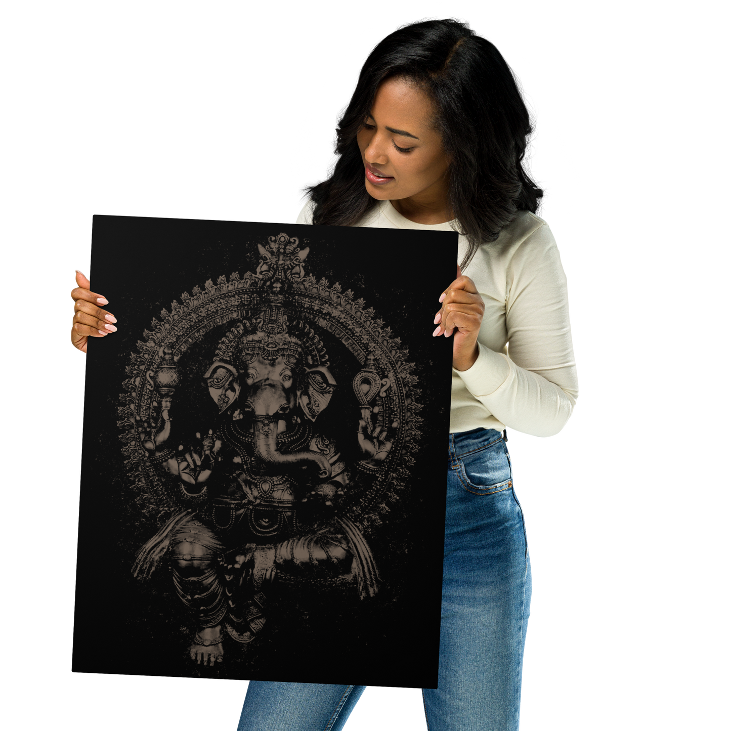 Metal prints : Powerful Ganesha