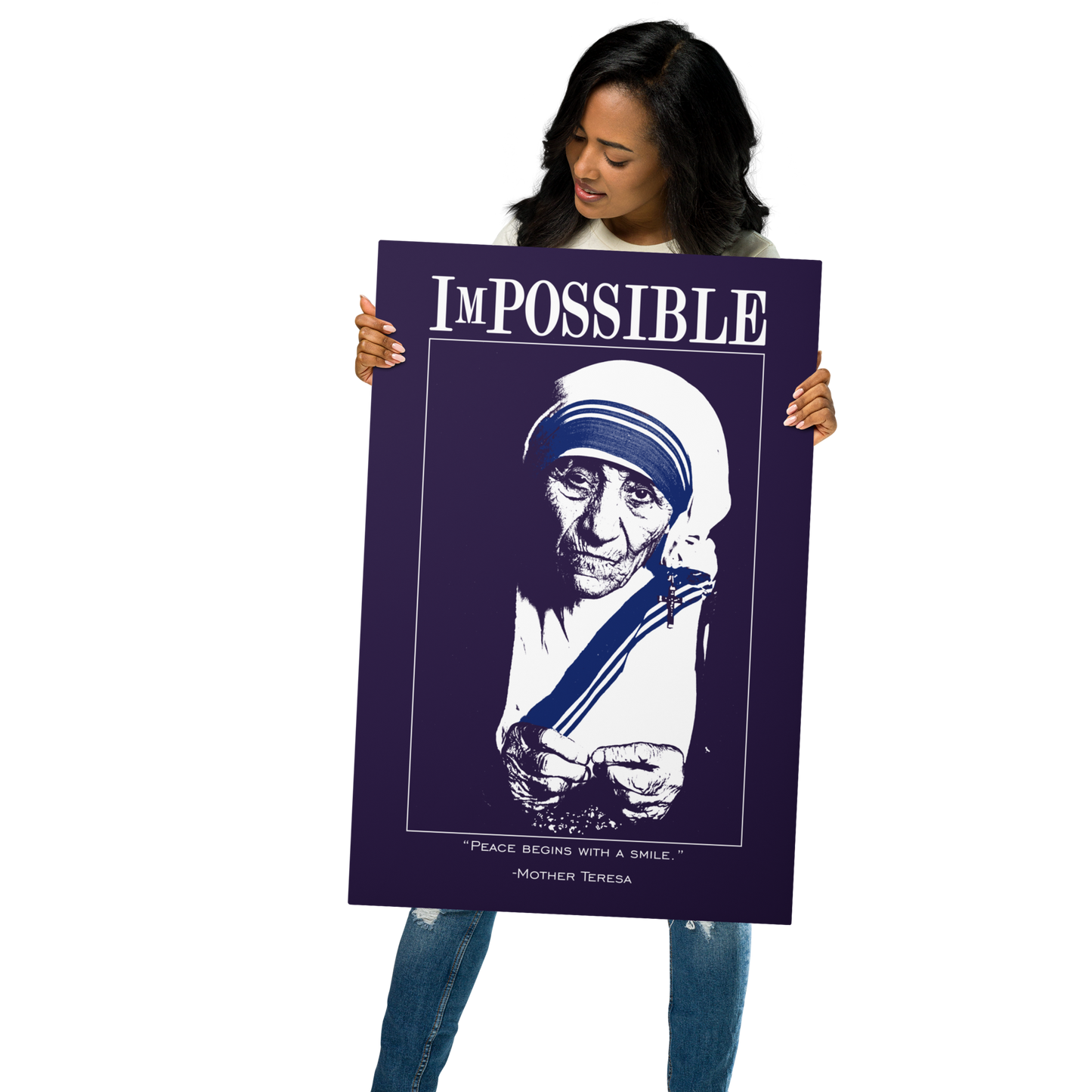 Metal prints : ImPossible Mother Teresa