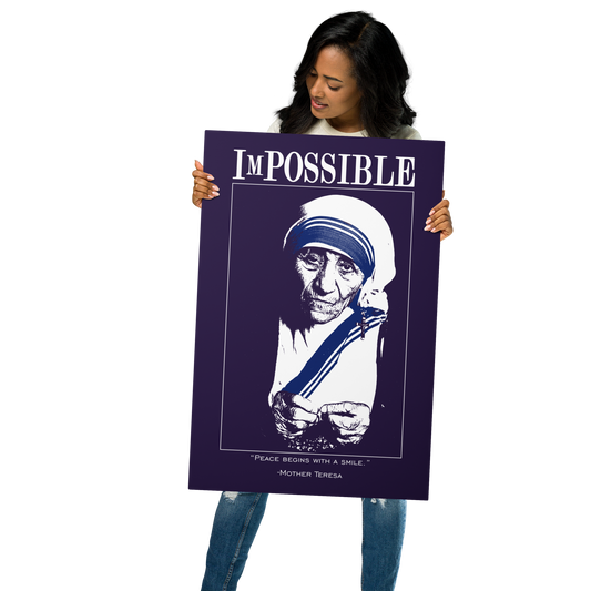 Metal prints : ImPossible Mother Teresa