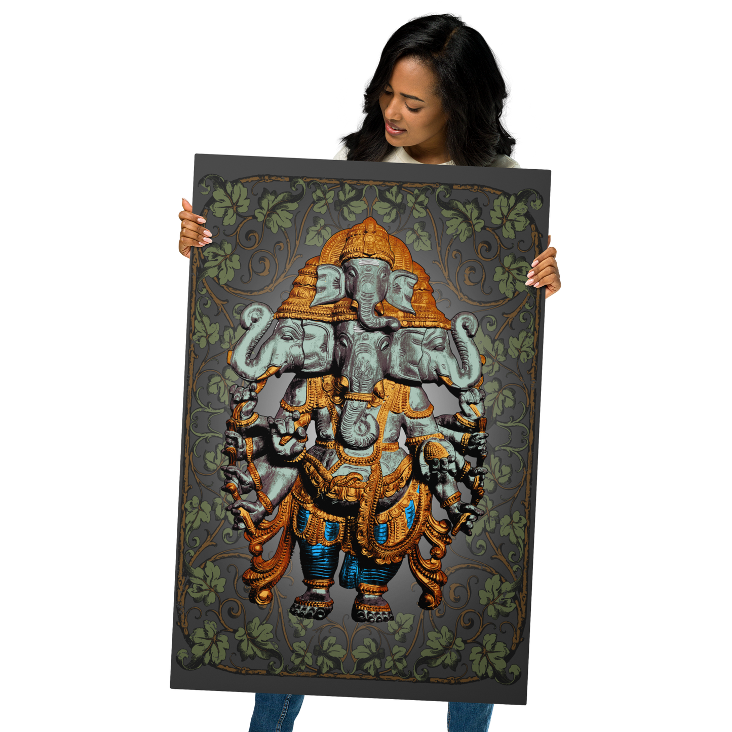 Metal prints : Panchmukhi Ganesha