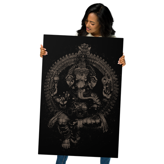 Metal prints : Powerful Ganesha