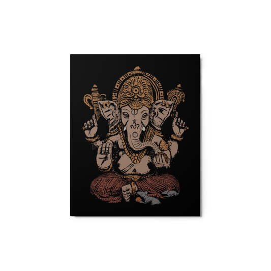 Metal Print : Ganesha 3D