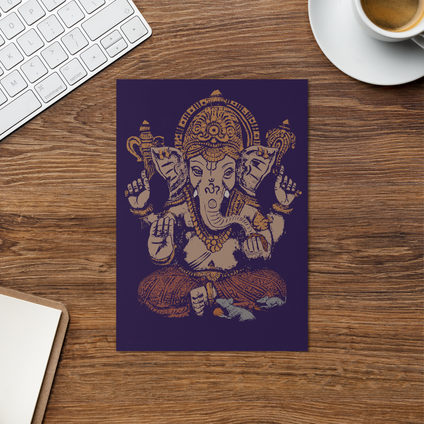 Greeting Card : Ganesha 3D