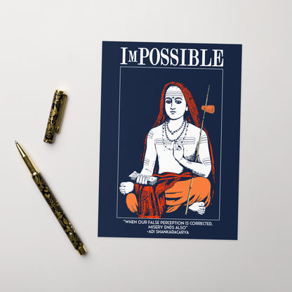 Greeting Card : ImPossible Adi Shankaracharya