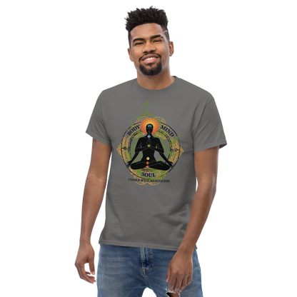 Men's classic tee : Yoga Body Mind & Soul