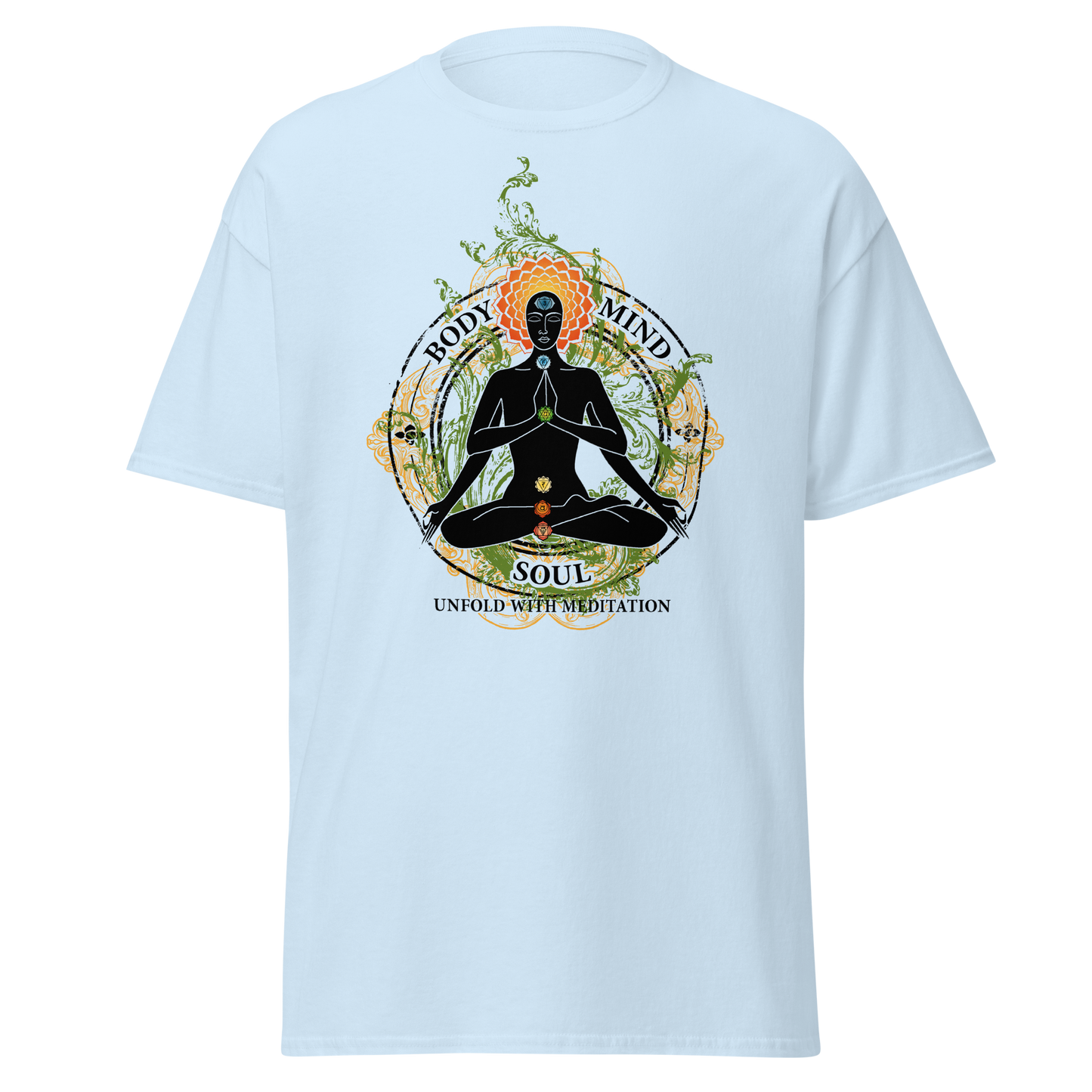 Men's classic tee : Yoga Body Mind & Soul