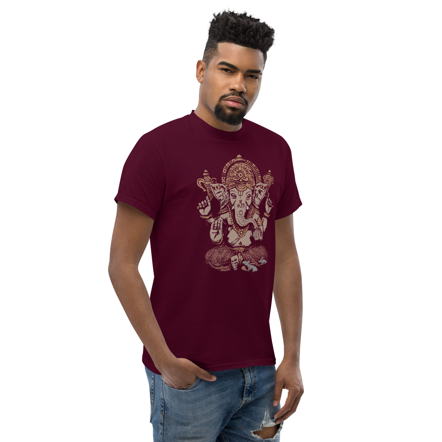 Men’s Classic Tee : Ganesha 3D