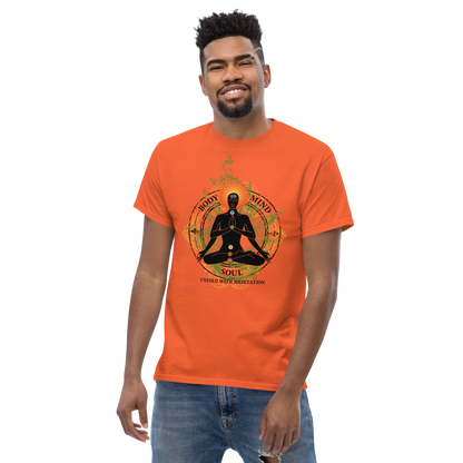 Men's classic tee : Yoga Body Mind & Soul