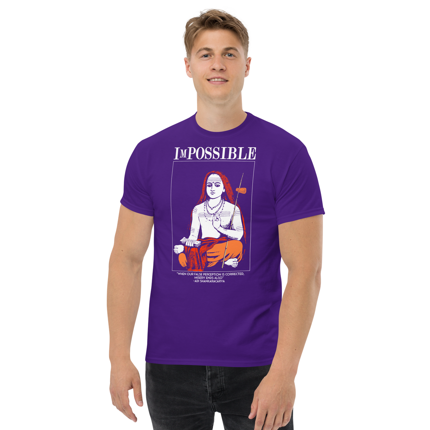 Men’s Classic Tee : ImPossible Adi Shankarcharya