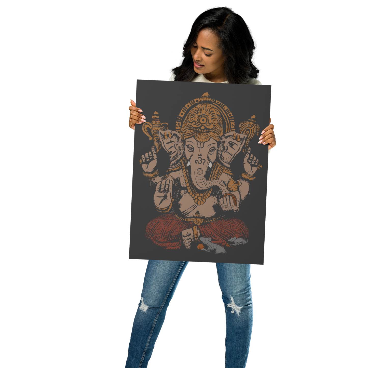 Premium Poster : Ganesha 3D