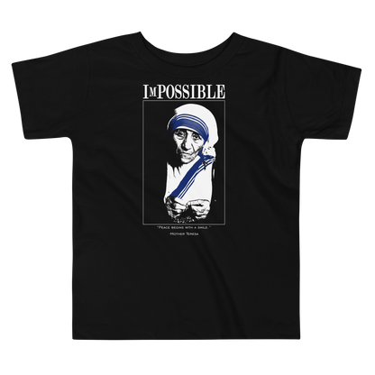 Toddler Short Sleeve Tee : ImPossible Mother Teresa