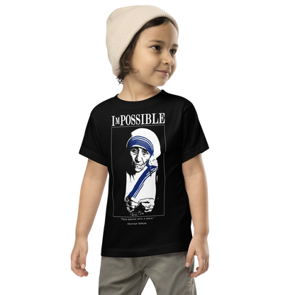 Toddler Short Sleeve Tee : ImPossible Mother Teresa