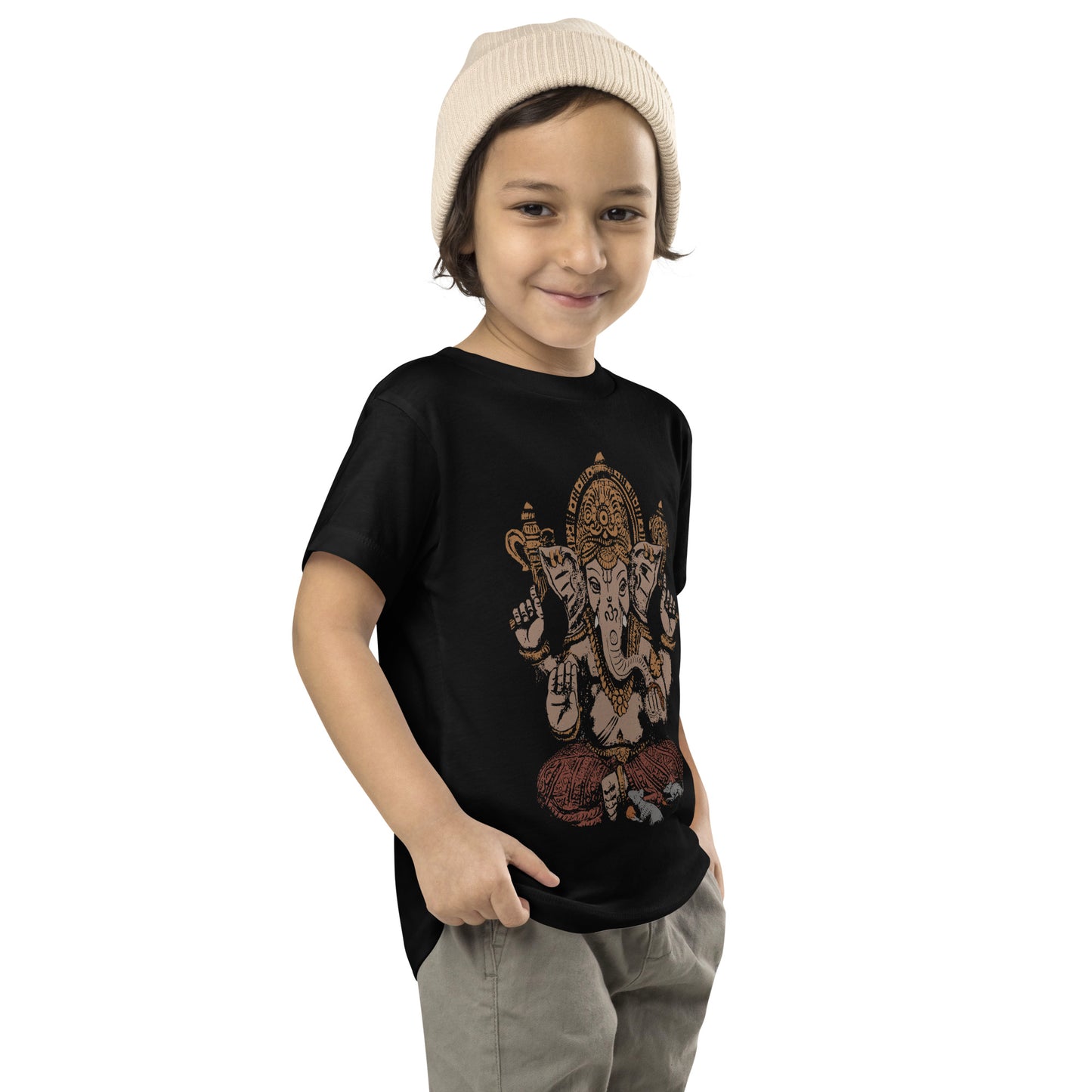 Toddler Short Sleeve Tee:Ganesha3D