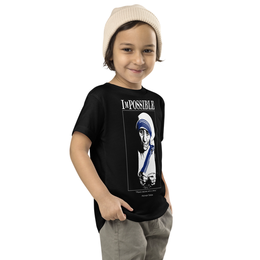 Toddler Short Sleeve Tee : ImPossible Mother Teresa