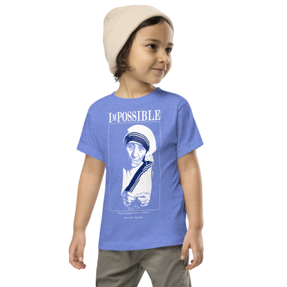 Toddler Short Sleeve Tee : ImPossible Mother Teresa