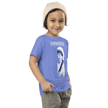 Toddler Short Sleeve Tee : ImPossible Mother Teresa