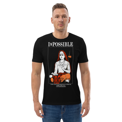 Unisex organic cotton t-shirt : ImPossible Adi Shankarcharya