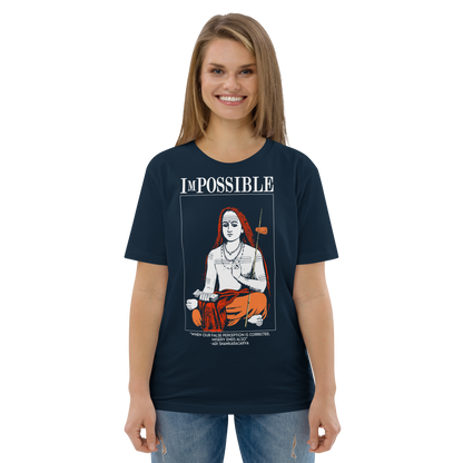 Unisex organic cotton t-shirt : ImPossible Adi Shankarcharya